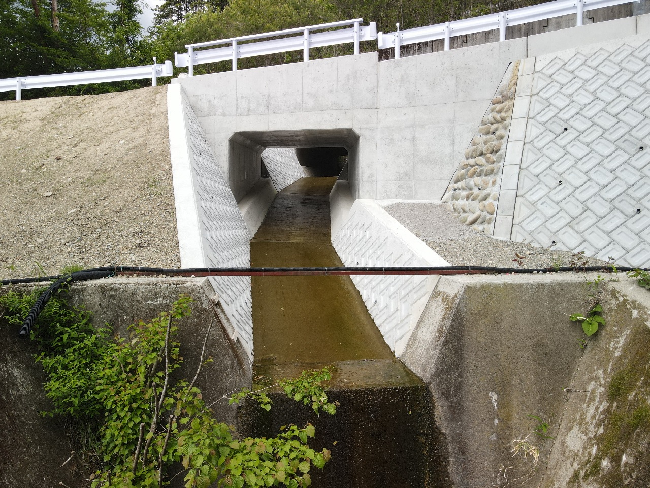 水上橋完成１